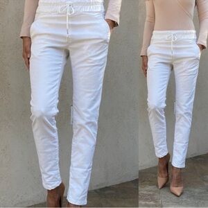 BEVY FLOG Shely White Snake Print Pant size 26